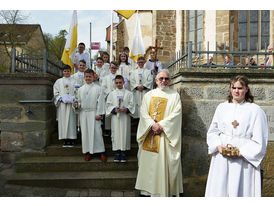 Feier der 1. Heiligen Kommunion in Sankt Crescentius (Foto: Karl-Franz Thiede)